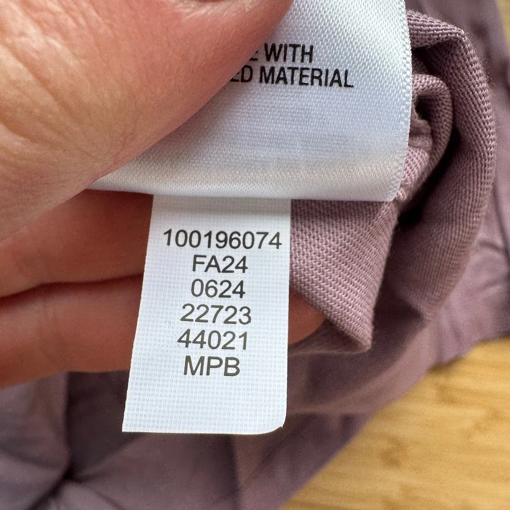 Mode of One Men Relaxed Fit Button Down Shirt Pale Elderberry Purple S 100196074